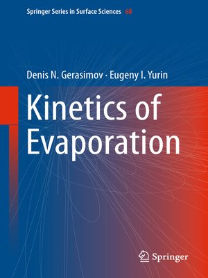 cover image of Kinetics of Evaporation